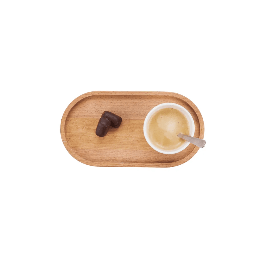 Puur Hout | Beuken Serveertray ovaal S 22,5 x 12 cm