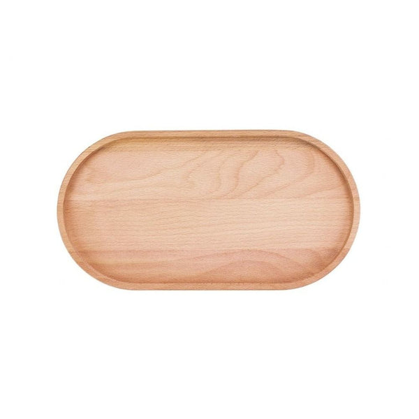Puur Hout | Beuken Serveertray ovaal M 27 x 14,5 cm