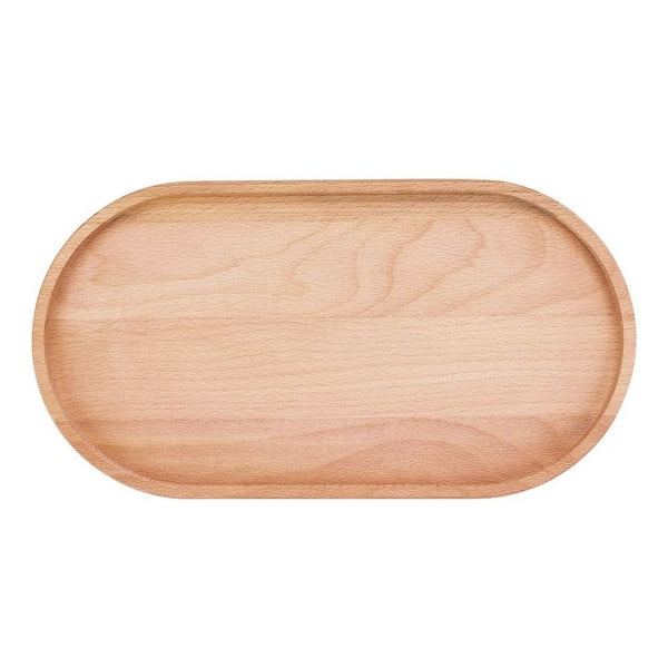 Puur Hout | Beuken Serveertray ovaal L 32 x 17 cm
