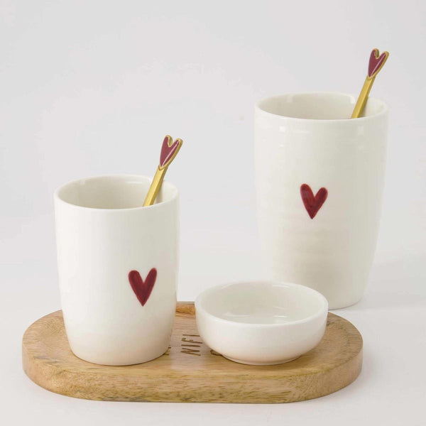 mok L hartje wit/rood