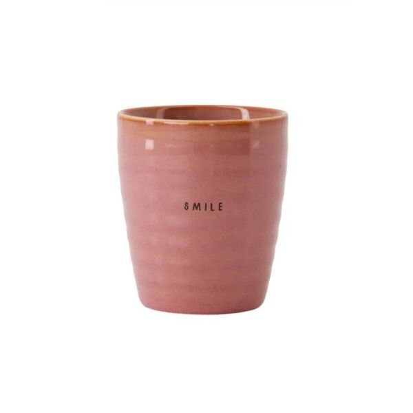 koffiemok smile burgundy