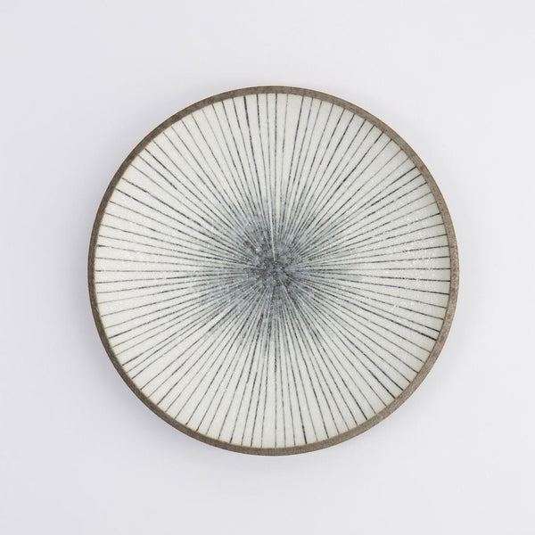 Satomaki Tokusa Round Plate 16.5x2.5cm 33177 6/72