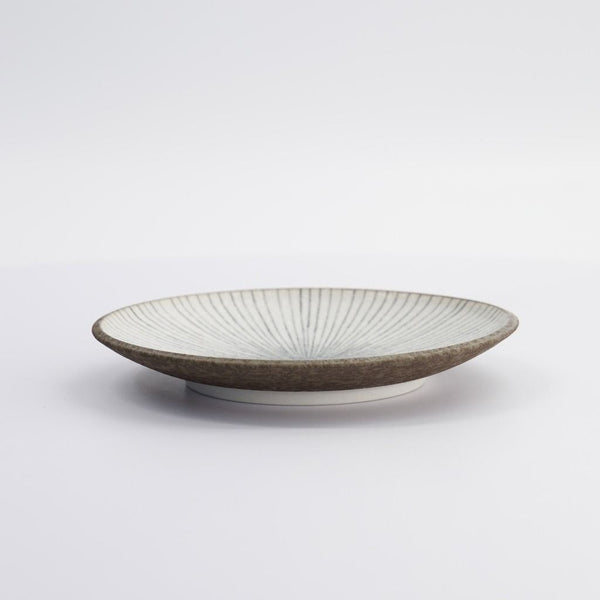Satomaki Tokusa Round Plate 16.5x2.5cm 33177 6/72