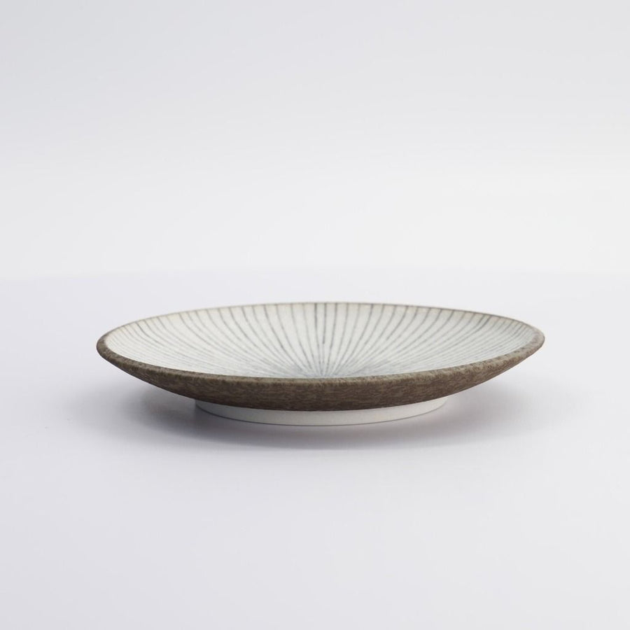 Satomaki Tokusa Round Plate 16.5x2.5cm 33177 6/72