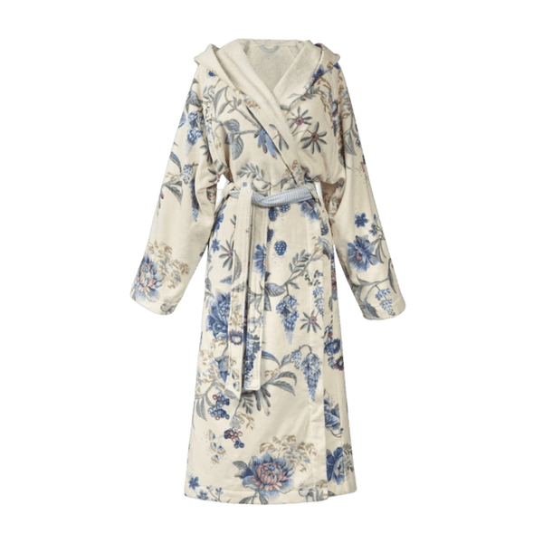 PIP Secret Garden Bathrobe WhiteBlue S