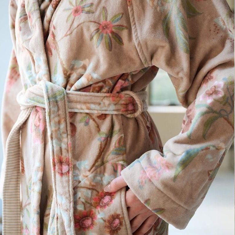 PIP Secret Garden Bathrobe Khaki M