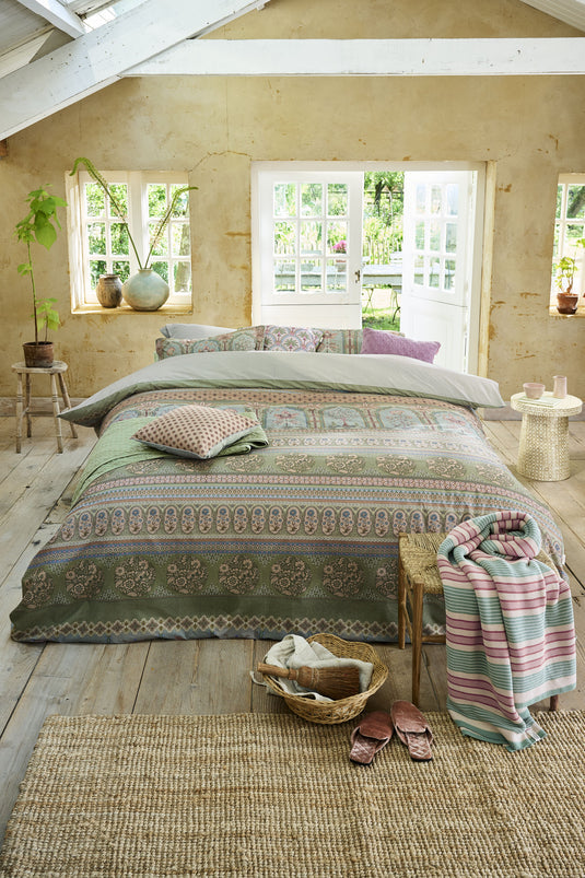 Dekbedovertrekset Bollywood Dreams groen 2-persoons