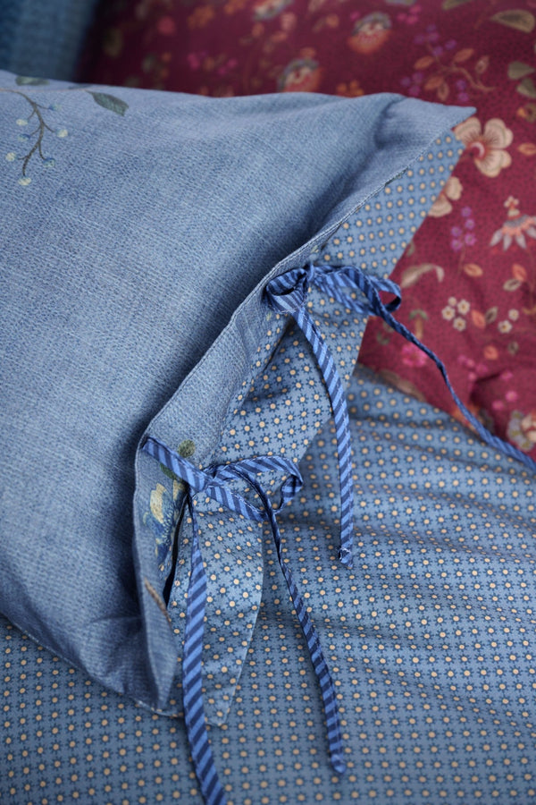 Dekbedovertrekset Desi Garden blauw 2-persoons
