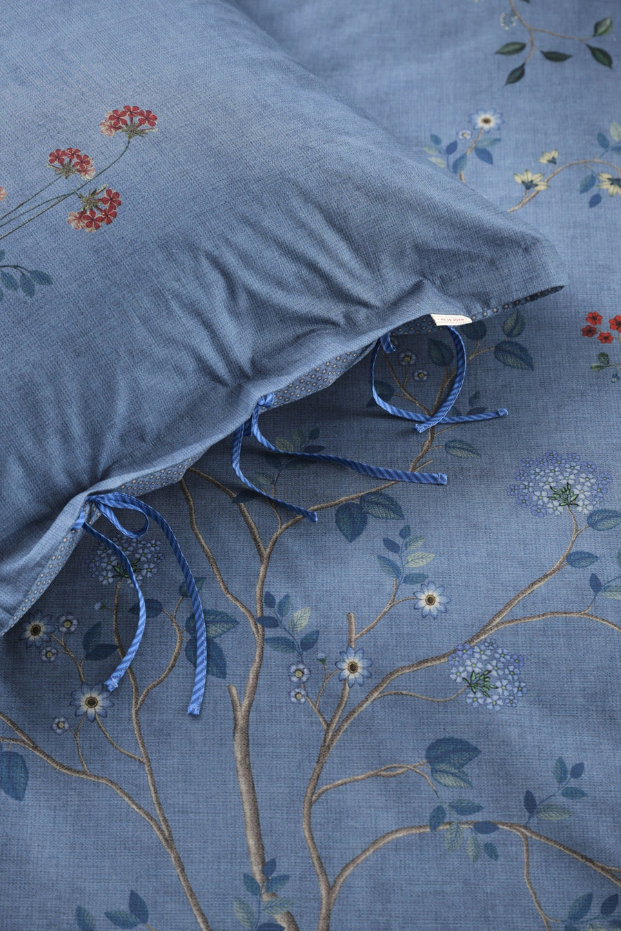 Dekbedovertrekset Desi Garden blauw 2-persoons