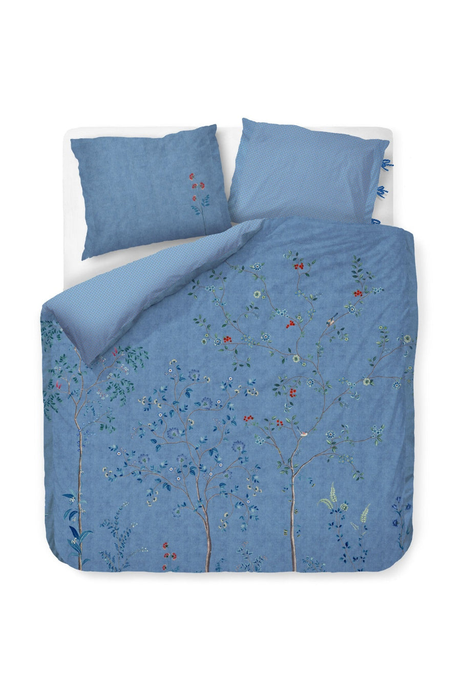 Dekbedovertrekset Desi Garden blauw 2-persoons