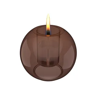 Tafelvuur Globus Candle 10 amber