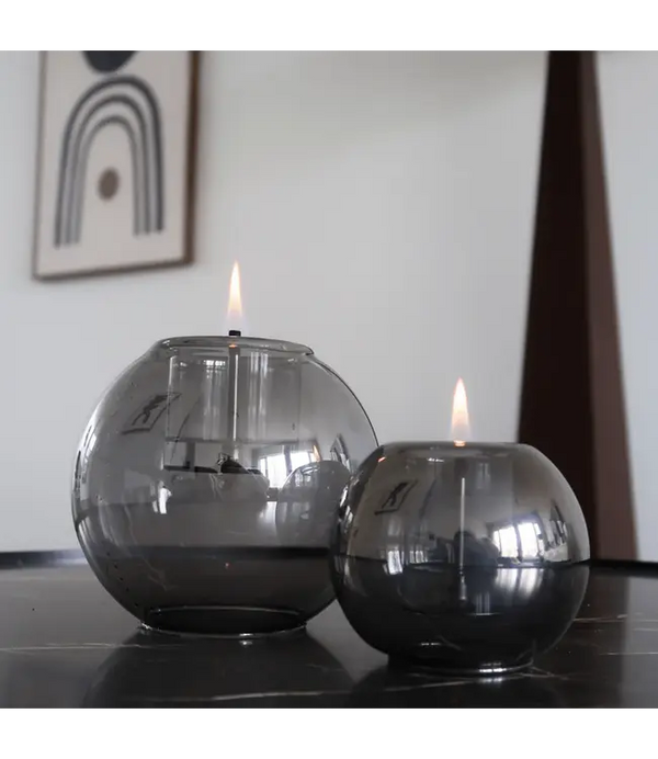 Tafelvuur Globus Candle 15 graphite