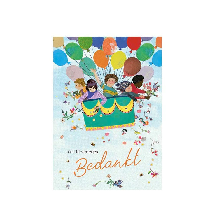 Blossombs Card - Air balloon - NL