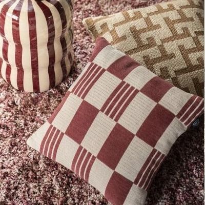 Pillow Twist 45x45 cm - burgundy