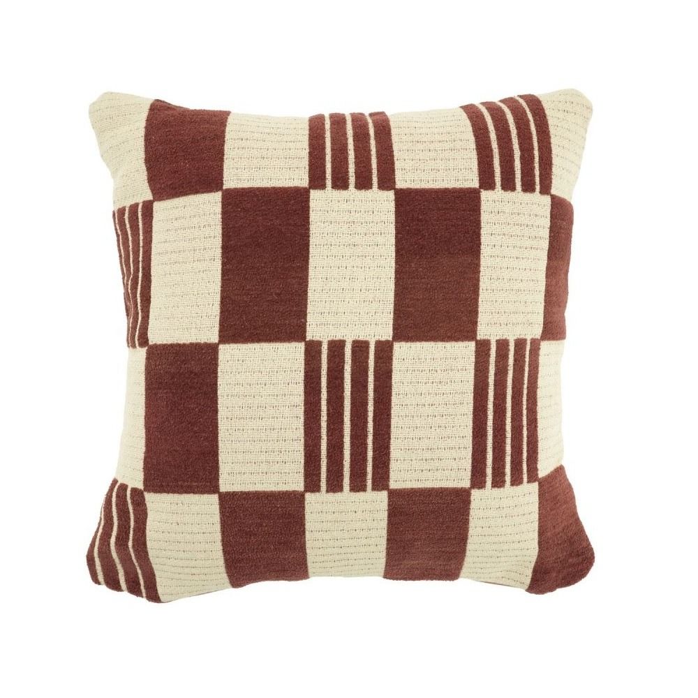 Pillow Twist 45x45 cm - burgundy
