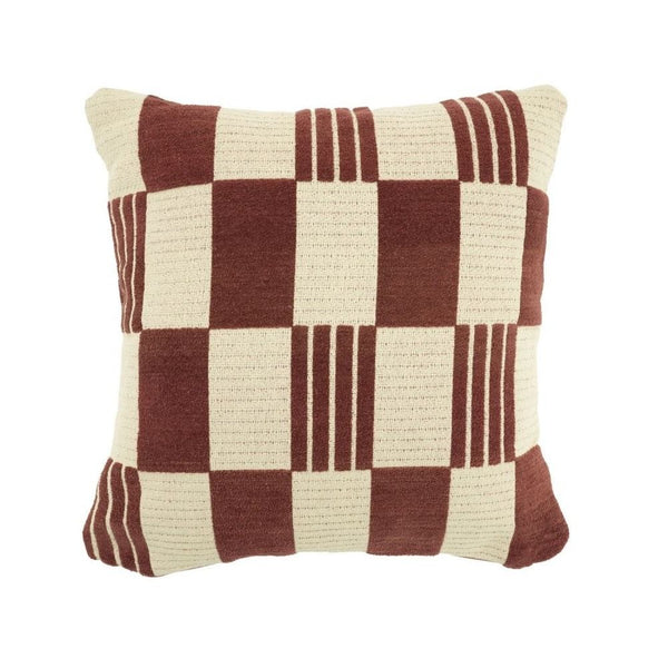 Pillow Twist 45x45 cm - burgundy