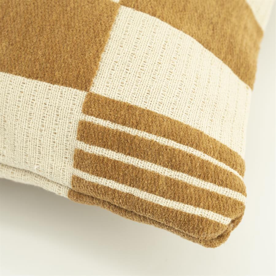 Pillow Twist 45x45 cm - mustard