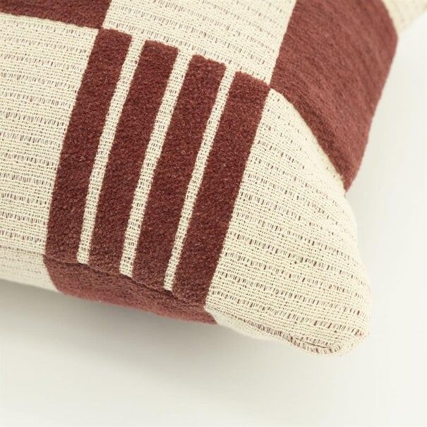 Pillow Twist 35x55 cm - burgundy