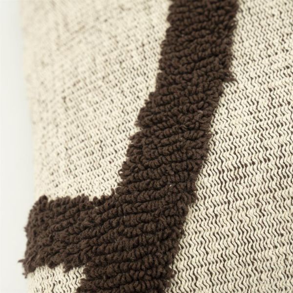 Pillow Majani - dark brown