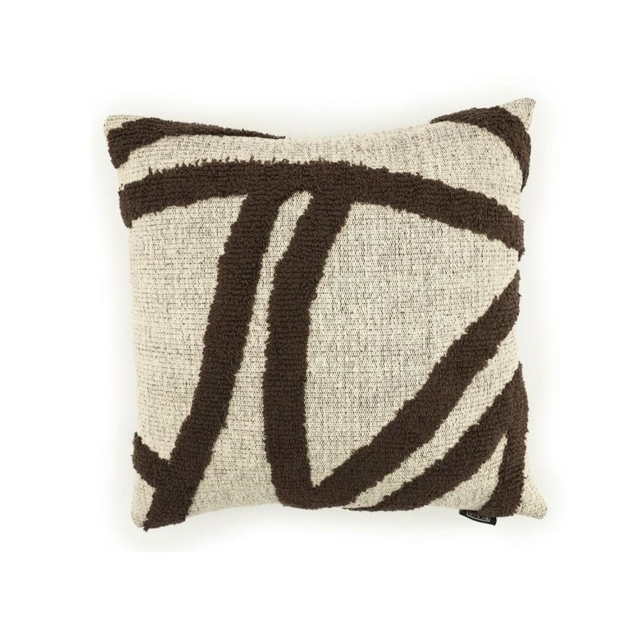 Pillow Majani - dark brown