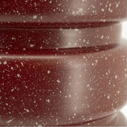 Spatter - burgundy