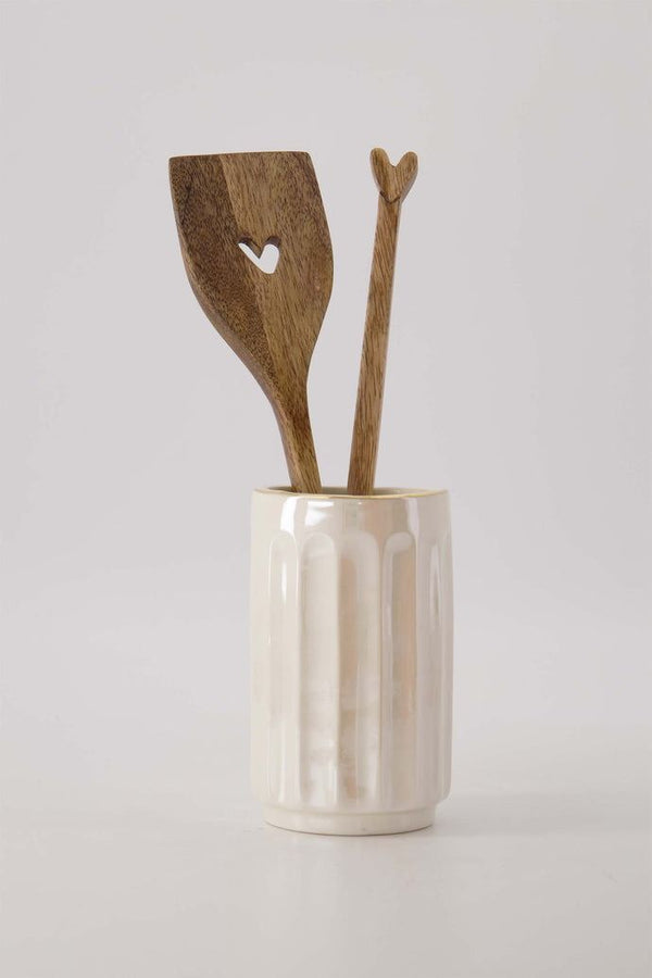 spatel hout hartje