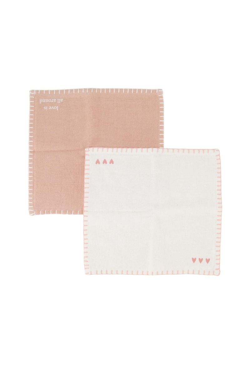 set van 2 vaatdoekjes hartjes love is all around
