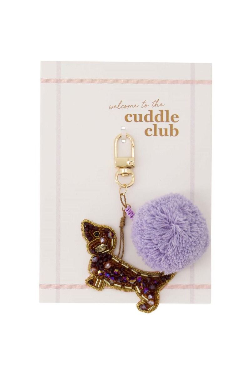 ansichtkaart tashanger pompon hond cuddle club