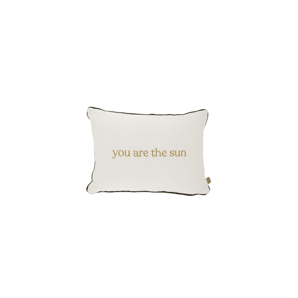 Kussen You are the sun / hartjes