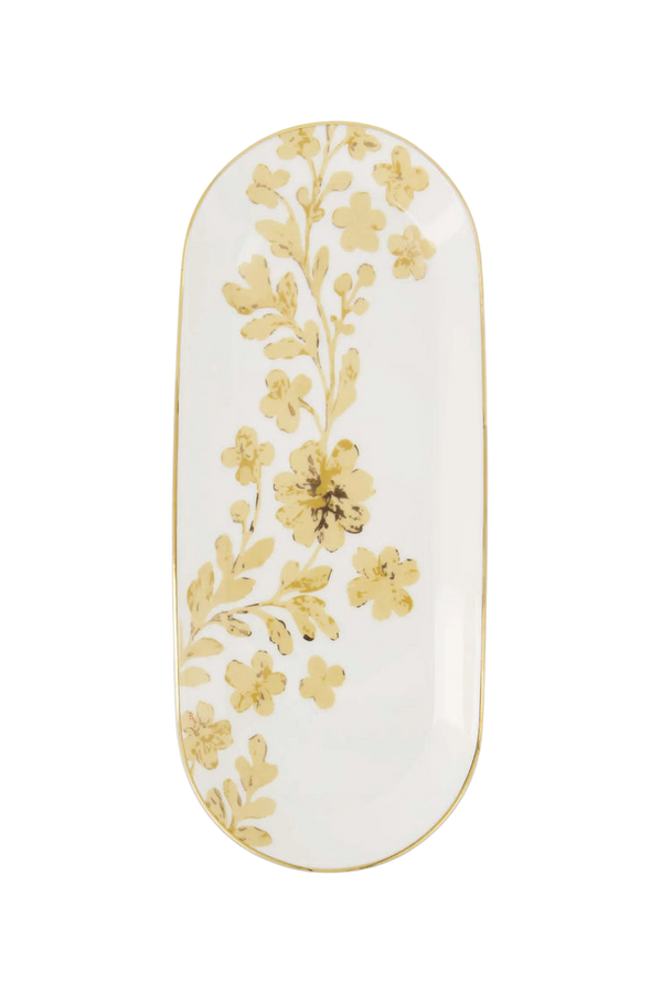 Serveerschaal bloemen