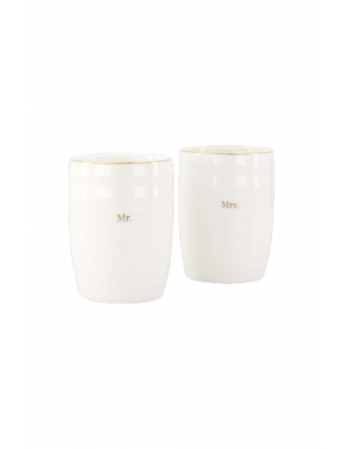 Mok Mr & mrs (set van 2)