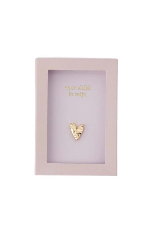 Broche in doosje - Voor altijd in mijn hart