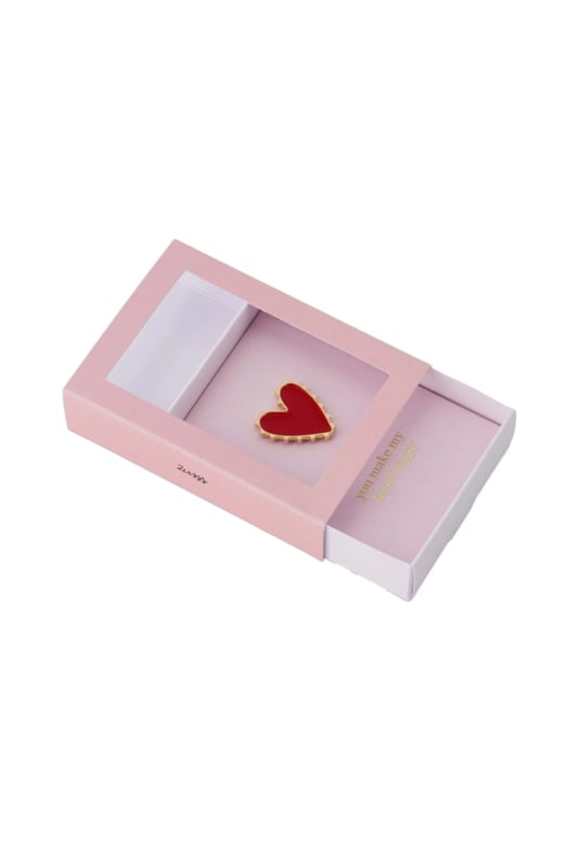 Broche in doosje - You make my heart happy