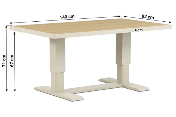 Evora hoog/laag tuintafel