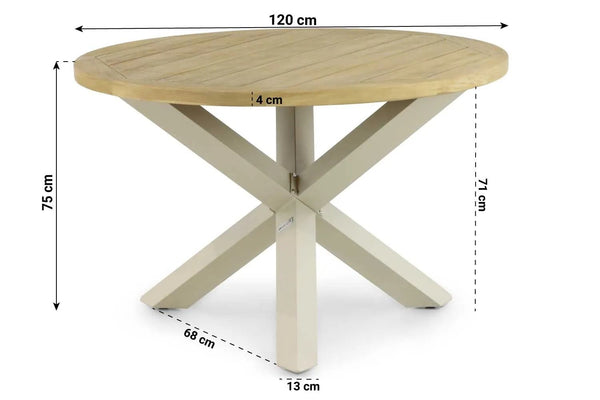 Rockville dining tuintafel 120 cm (part 1 van 2)
