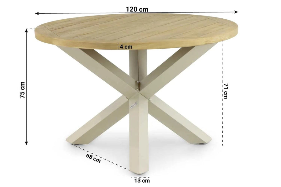 Rockville dining tuintafel 120 cm (part 1 van 2)