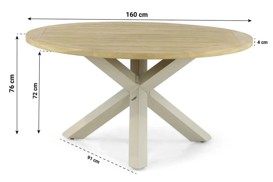 Rockville dining tuintafel 160 cm (part 1 van 2)