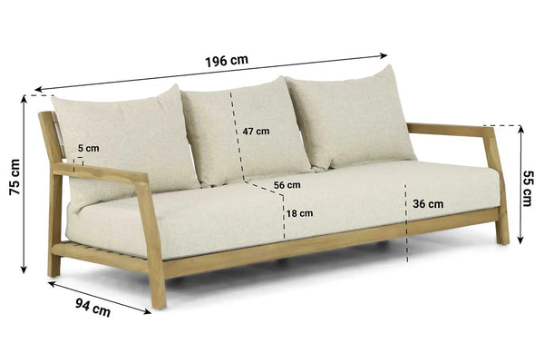 Suka lounge tuinbank 3-zits