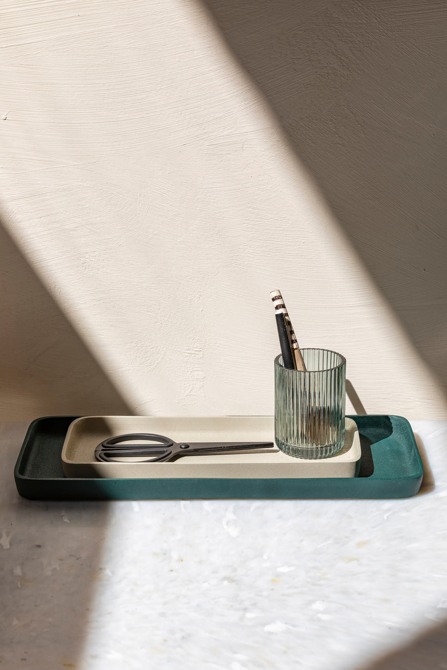 Dienblad Rebel Set van 2 Groen Ivory