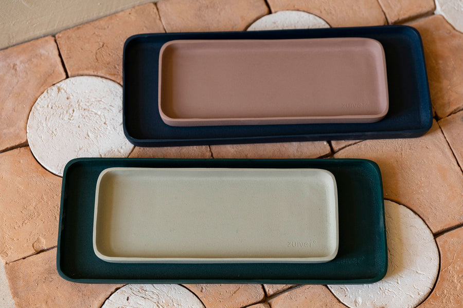Dienblad Rebel Set van 2 Groen Ivory