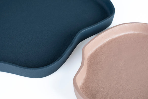 Dienblad Revolt Set van 2 Blauw Roze