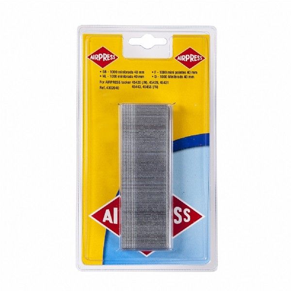 Blister 1000 Minibrads 40 mm