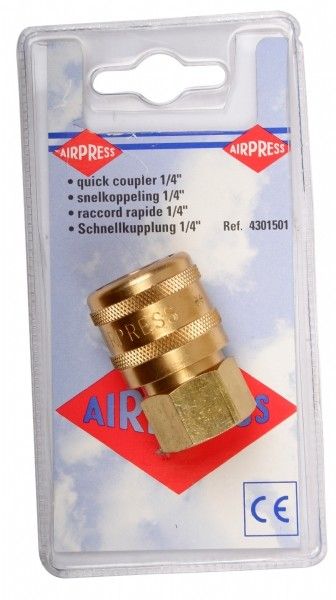 Blister Snelkoppeling Euro 1/4 inw