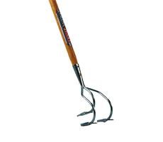 Cultivator Verzinkt 3 tanden Essenhouten steel 160 cm