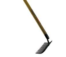 Tuinhark 10 tanden Gesmeed 25 cm Essenhouten steel 160 cm