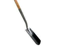 Spade Met hals Blank geslepen Essenhouten steel 76 cm