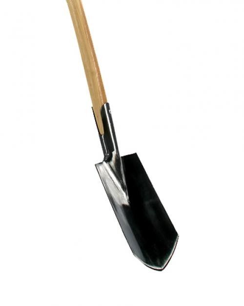 Spade I.T. Met opstapje Blank gepolijst Essenhouten steel 90 cm