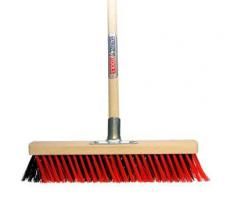 X-bezem buiten kunststof haren 40cm incl. steel