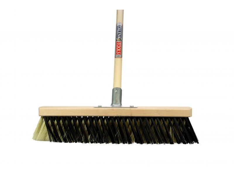 X-bezem binnen zachte kunststof haren 40cm incl. steel