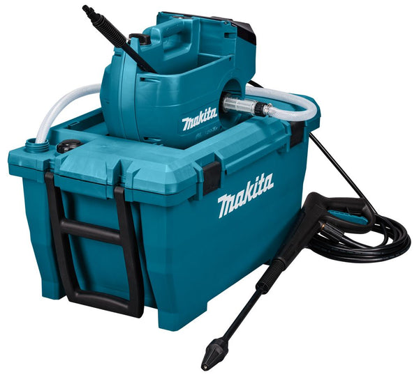 DHW080ZK LXT 2X18 V Hogedrukreiniger 80 bar. Zonder accu's en lader, in koffer.